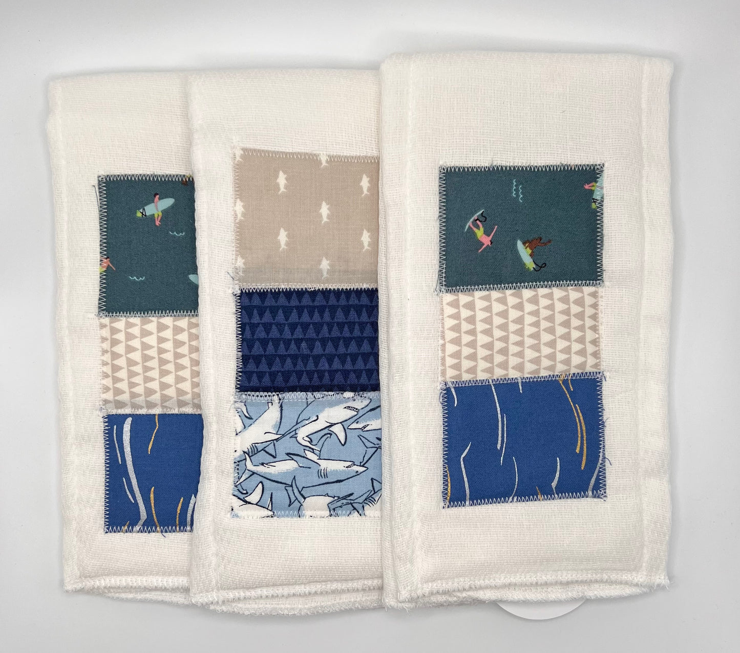 Burp Cloth - Surf Board