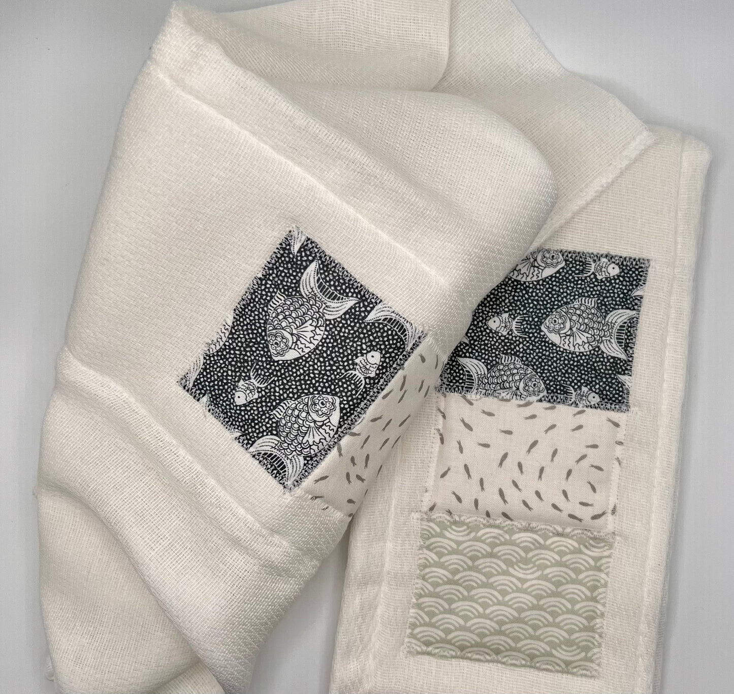 Burp Cloth - Fish Scales