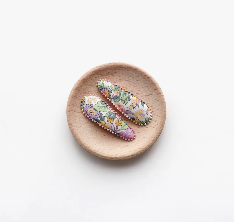 Fabric Hair Clips - Audrey
