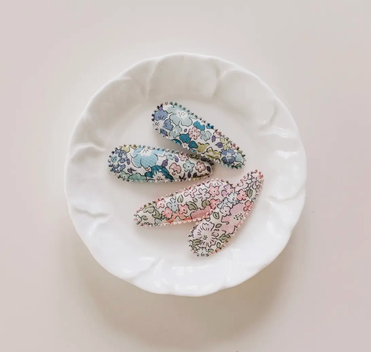 Fabric Hair Clips - Lillia