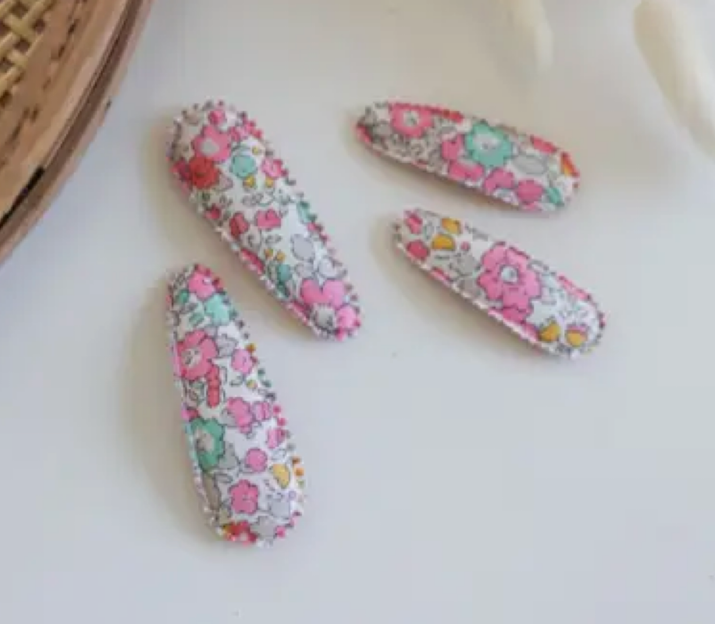 Fabric Hair Clips - Mabel