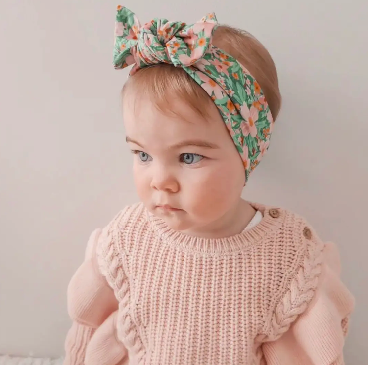 Cotton Baby Knotted Headband - Ashlyn
