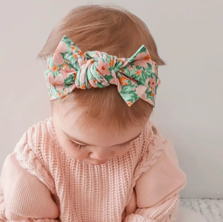 Cotton Baby Knotted Headband - Ashlyn