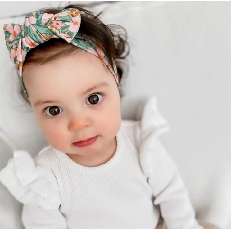 Cotton Baby Knotted Headband - Ashlyn