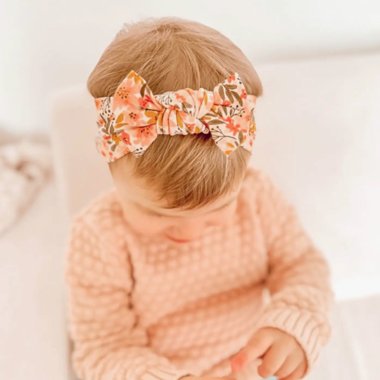 Cotton Baby Knotted Headband -Carissa