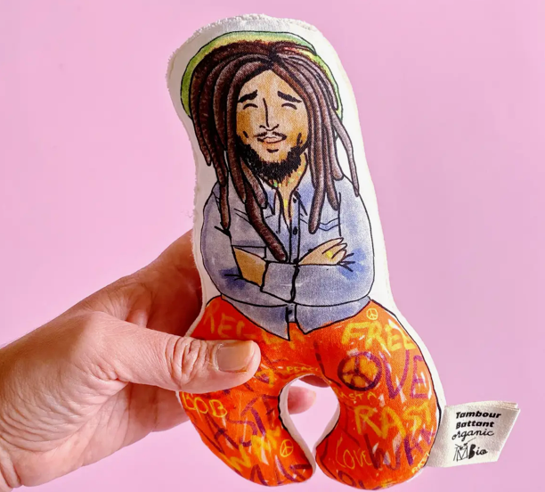 Baby Rattle - Rasta Man