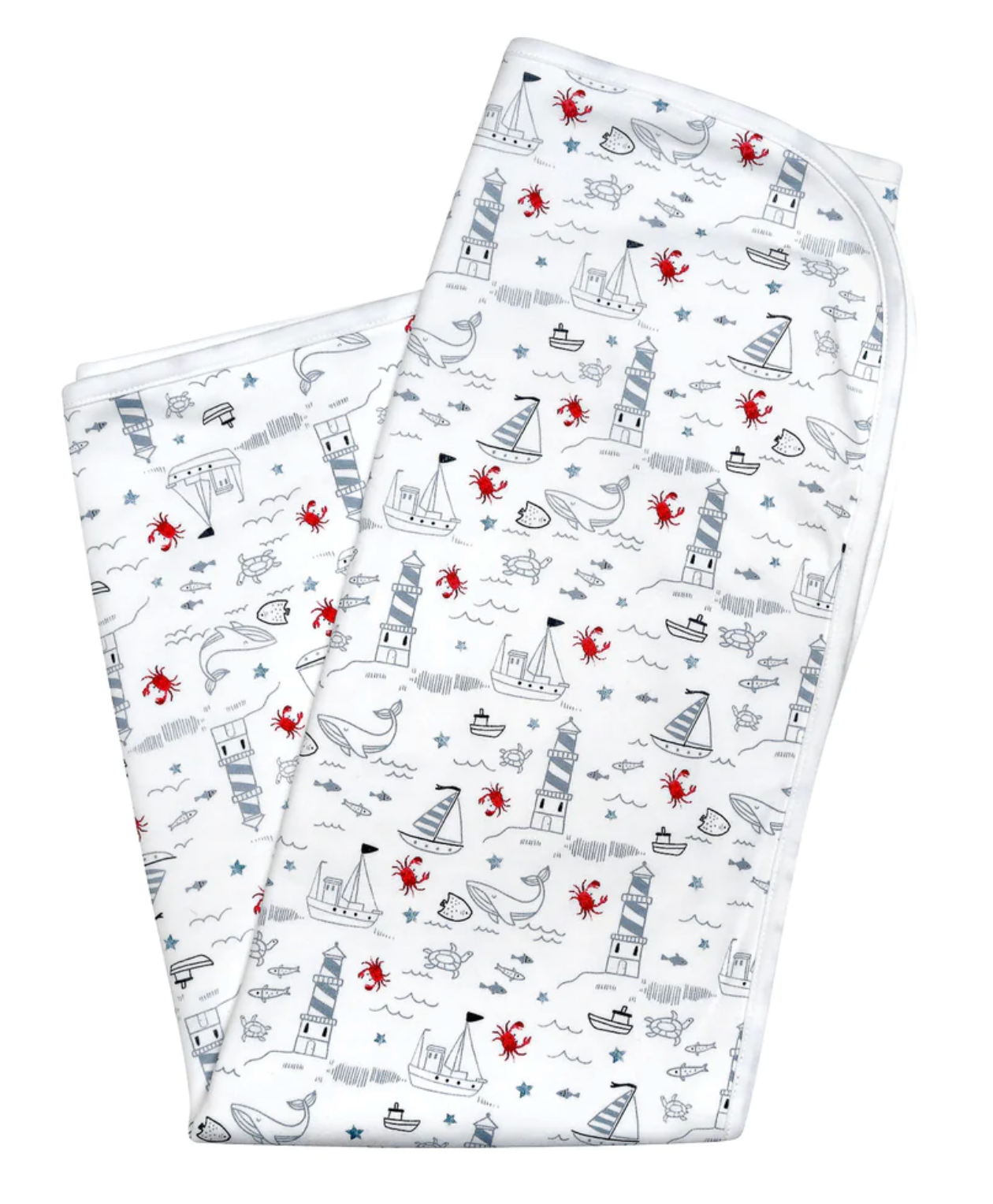 Coastal Crab Receiving Blanket