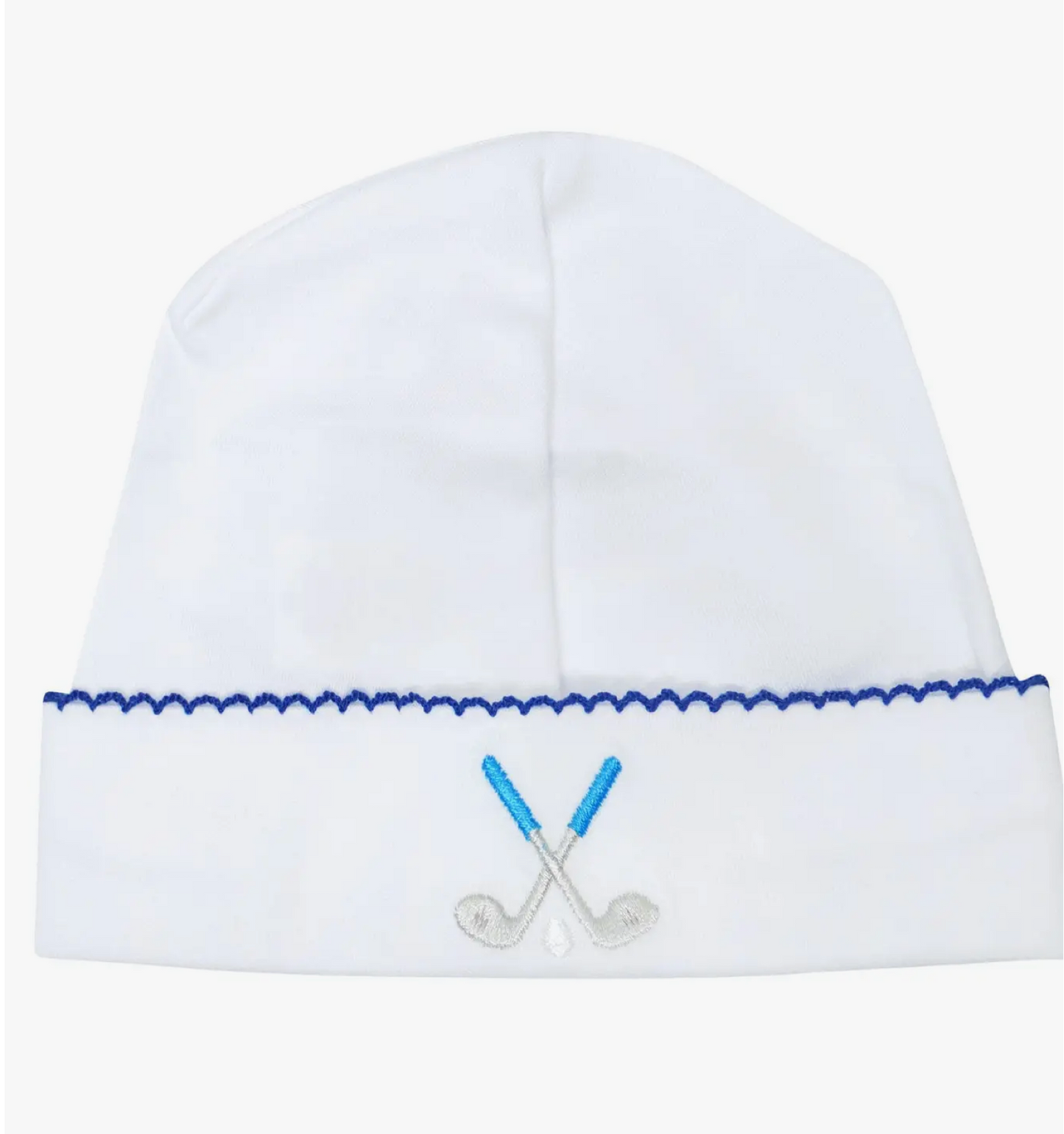 Golf Embroidered Receiving Hat in Blue