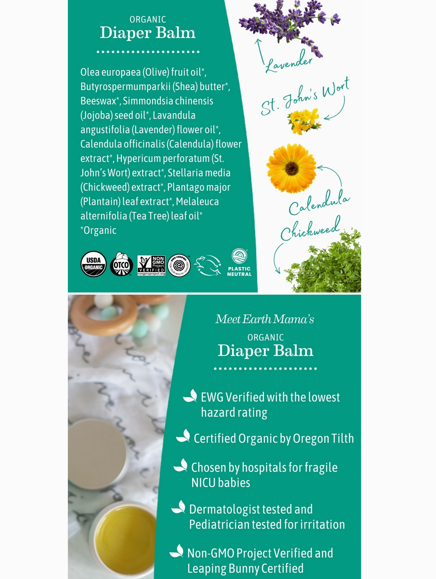 Organic Diaper Balm