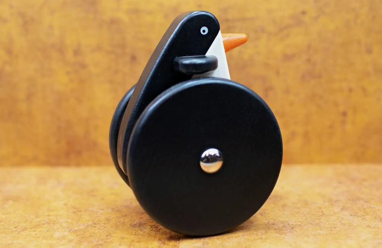 Handcrafted Wooden Wobbling Penguin