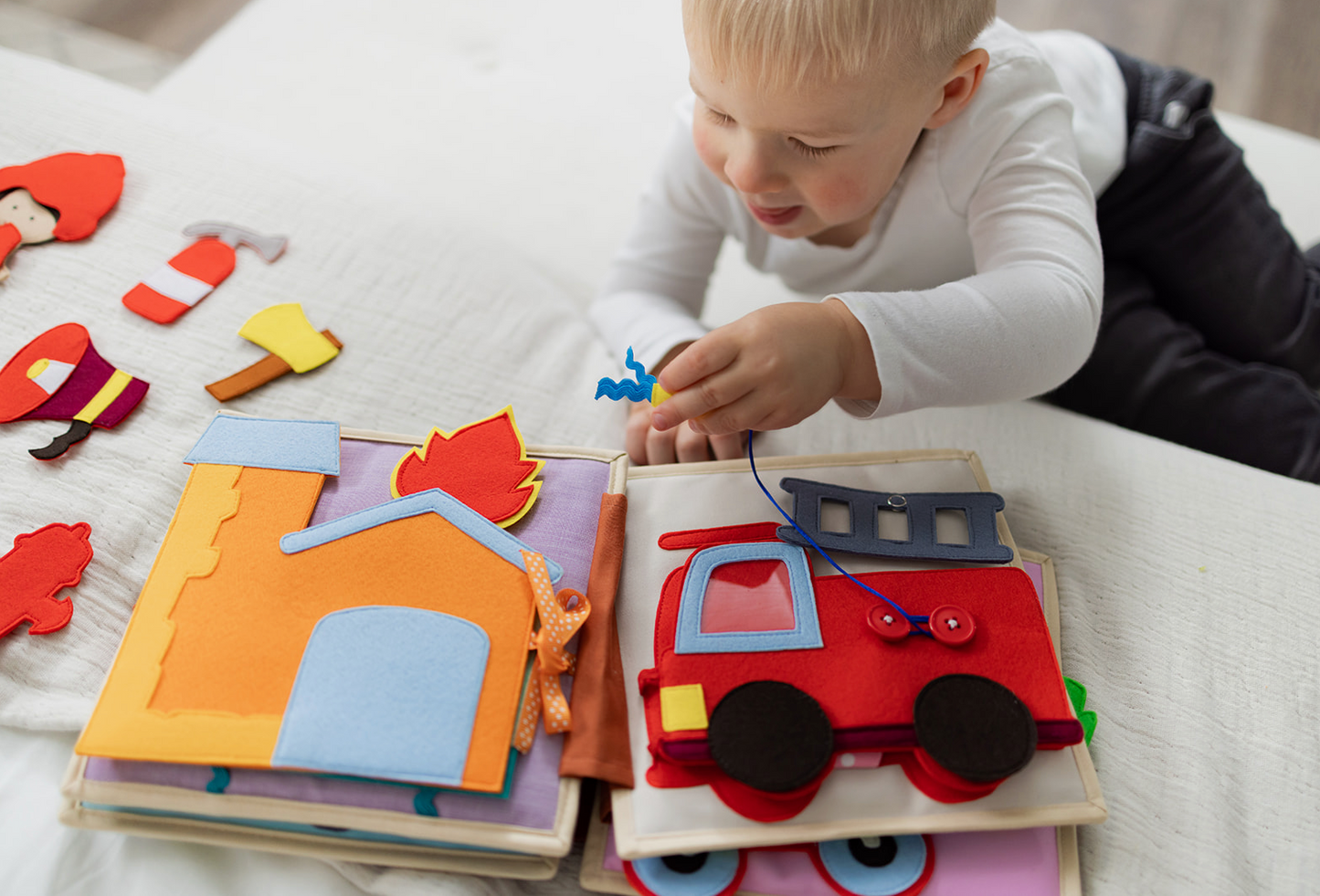 Fire and Rescue Creative Play Quiet Book - Maxi