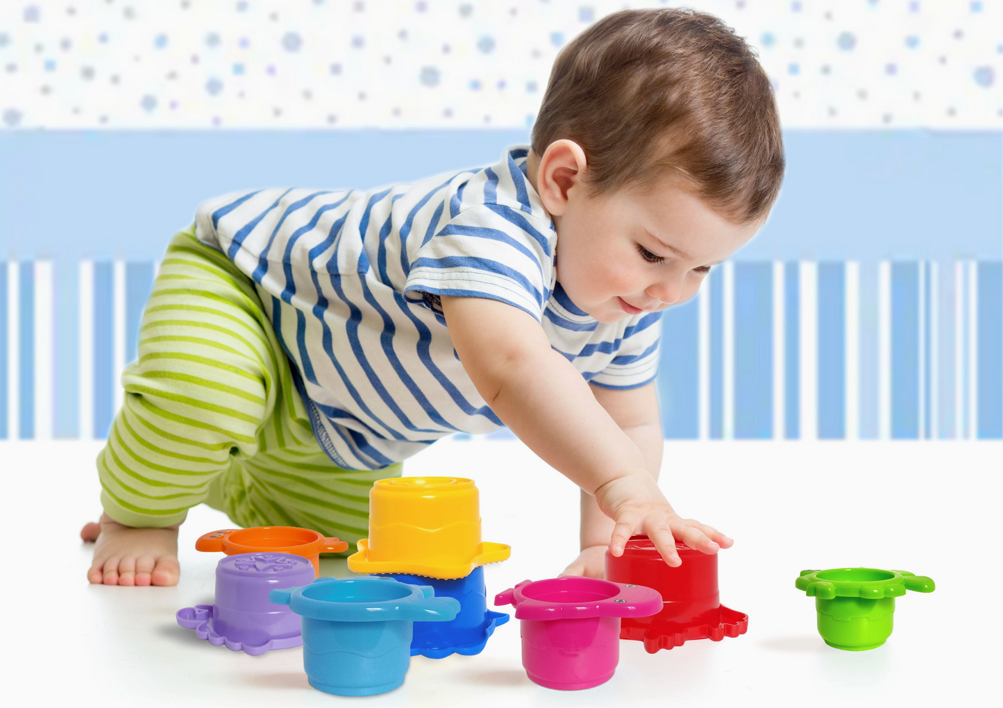 Bath Time and Beach Play Stacking Cups