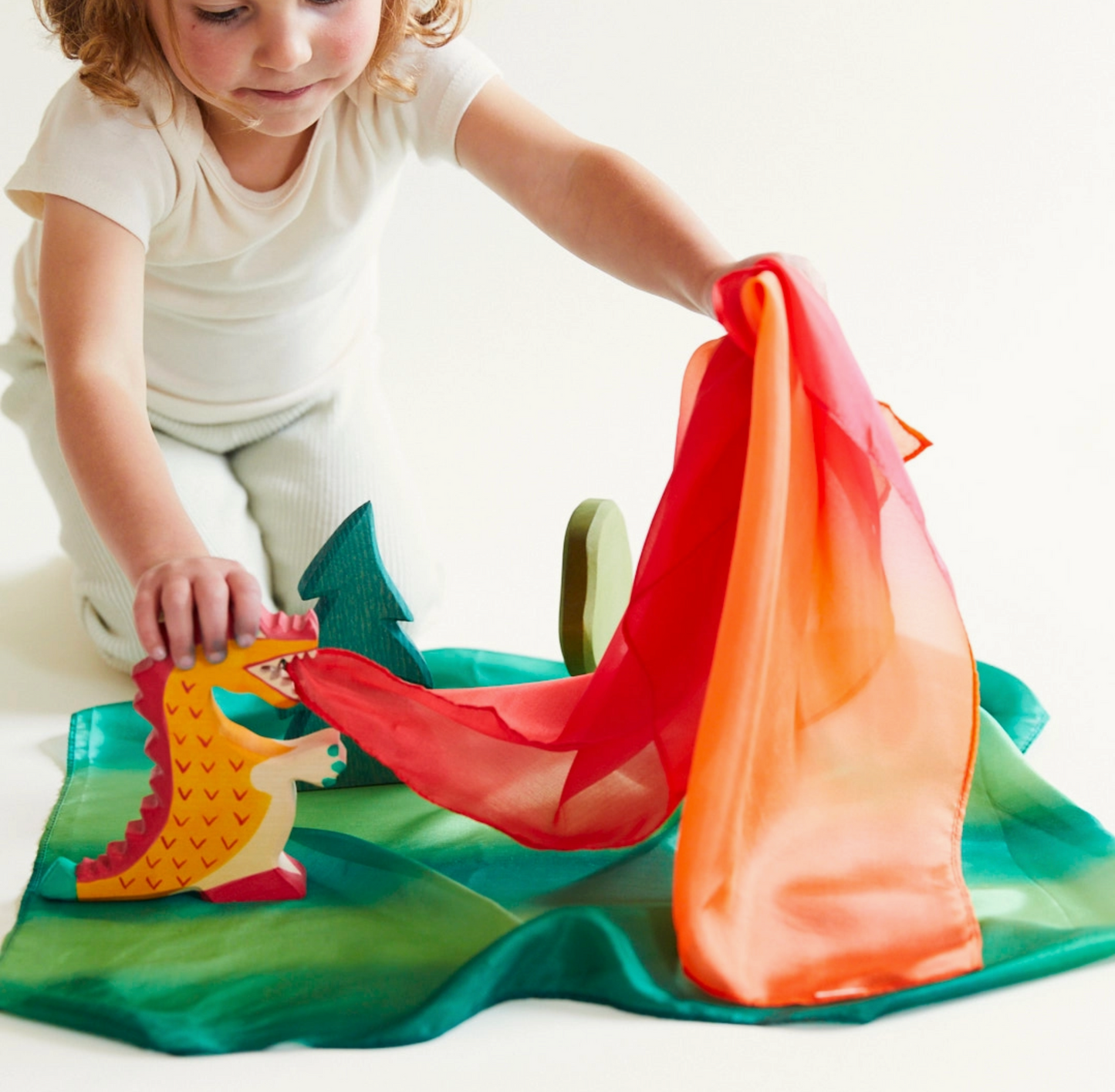 Mini Enchanted Playsilks - 100% Pure Silk Play Scarf