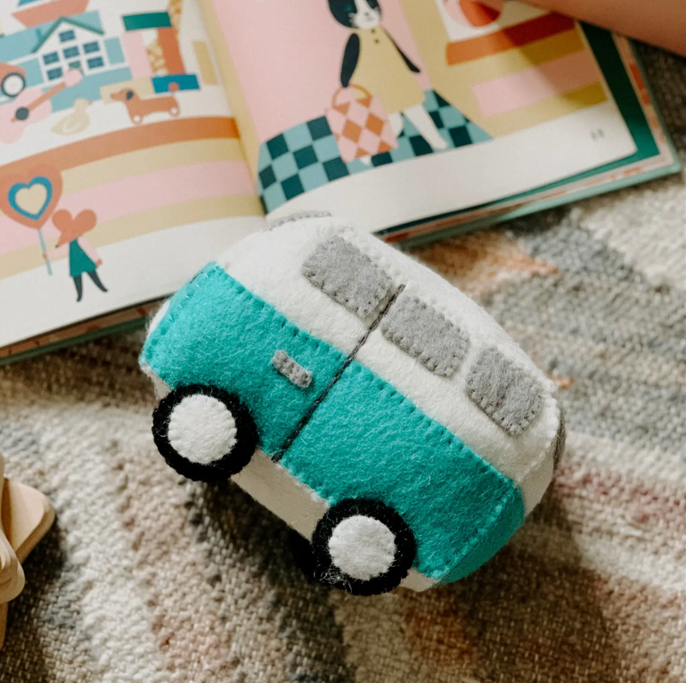 Felt Hippie Van Toy