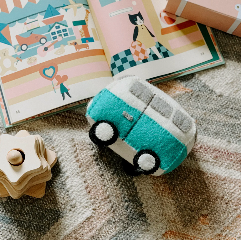Felt Hippie Van Toy