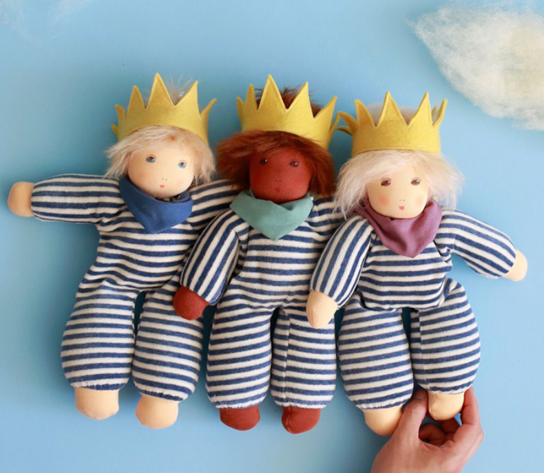 Nanchen Organic Cotton Doll, King Karl (König Karl)