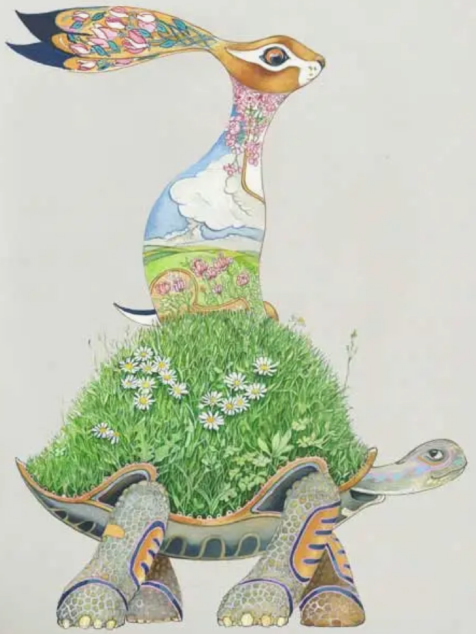 Tortoise and the Hare Greeting Card