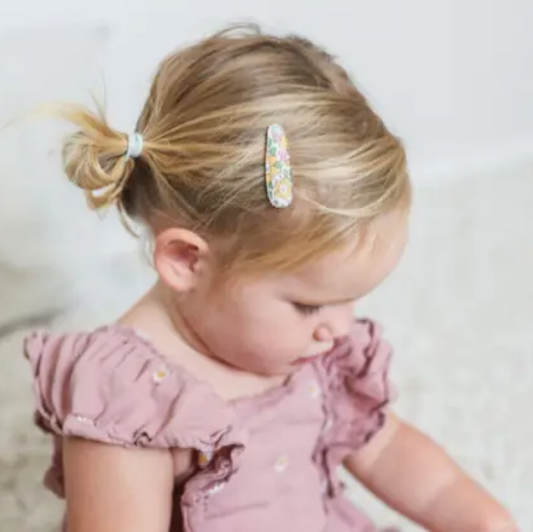 Small Fabric Hair Clips -Little Sophie