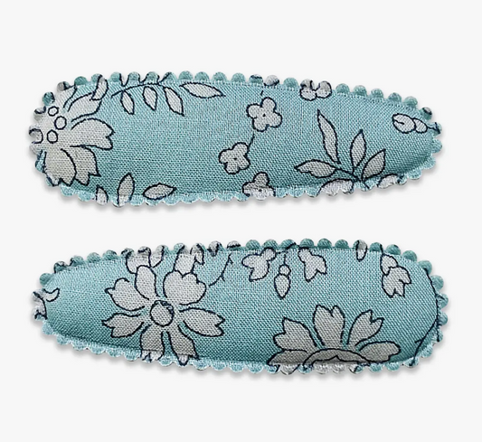 Small Fabric Hair Clips -Little Ruth