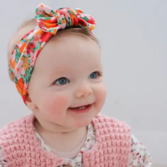 Cotton Baby Knotted Headband - Aria