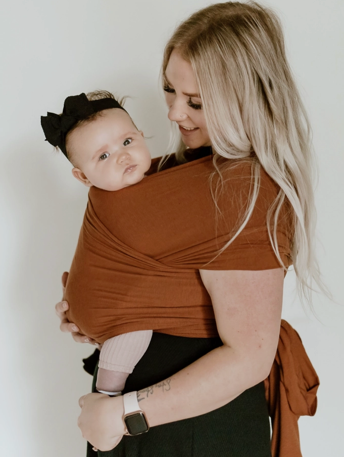 Bamboo Baby Wrap Carrier - Campbell