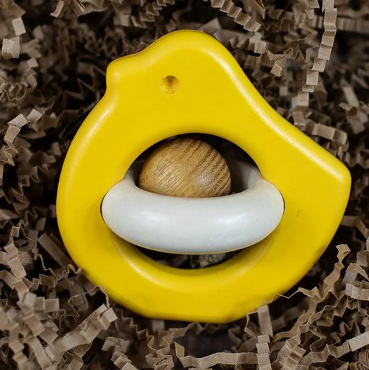 Wooden Bird Rattle and Teether