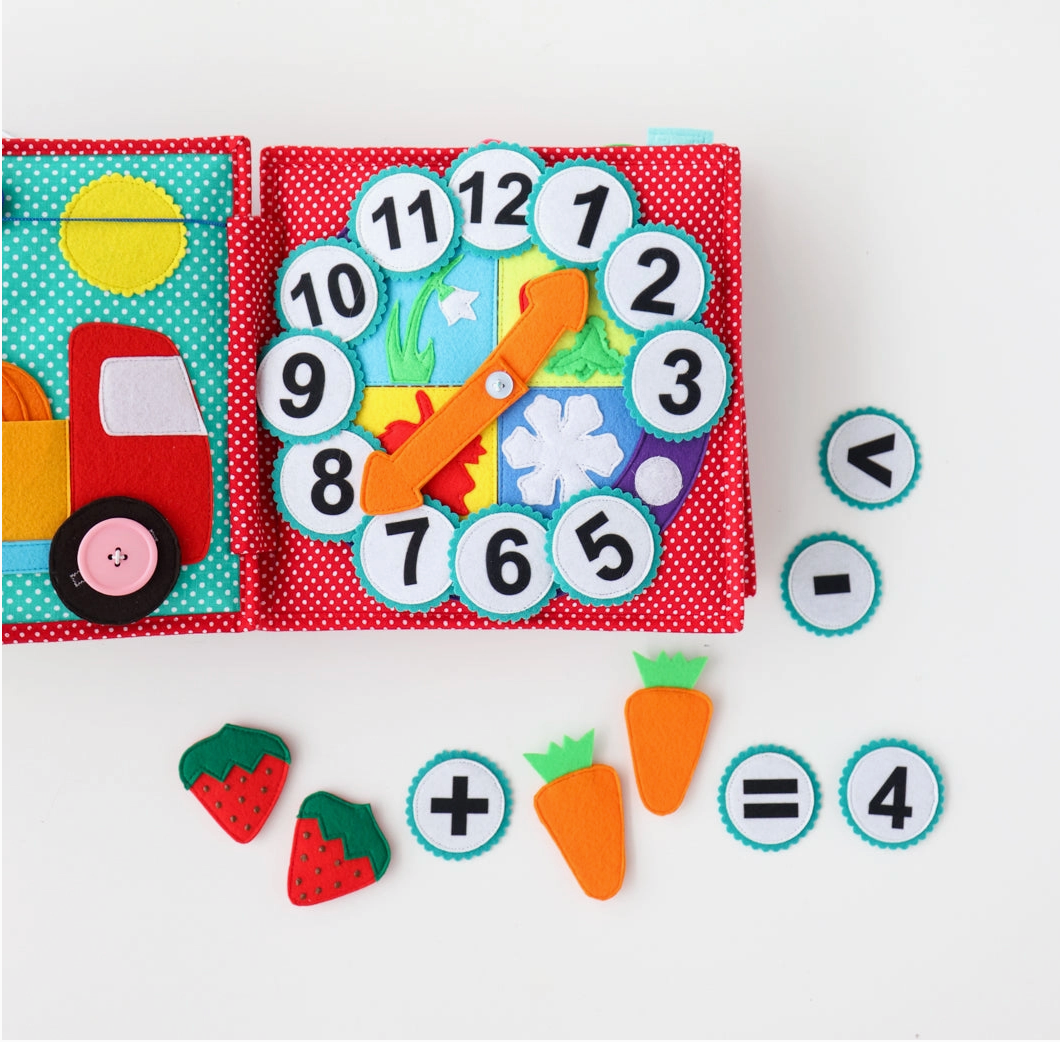 Little Farm Numeracy Quiet Book - Maxi