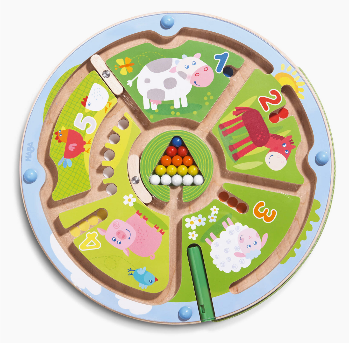 Number Maze Magnetic Game