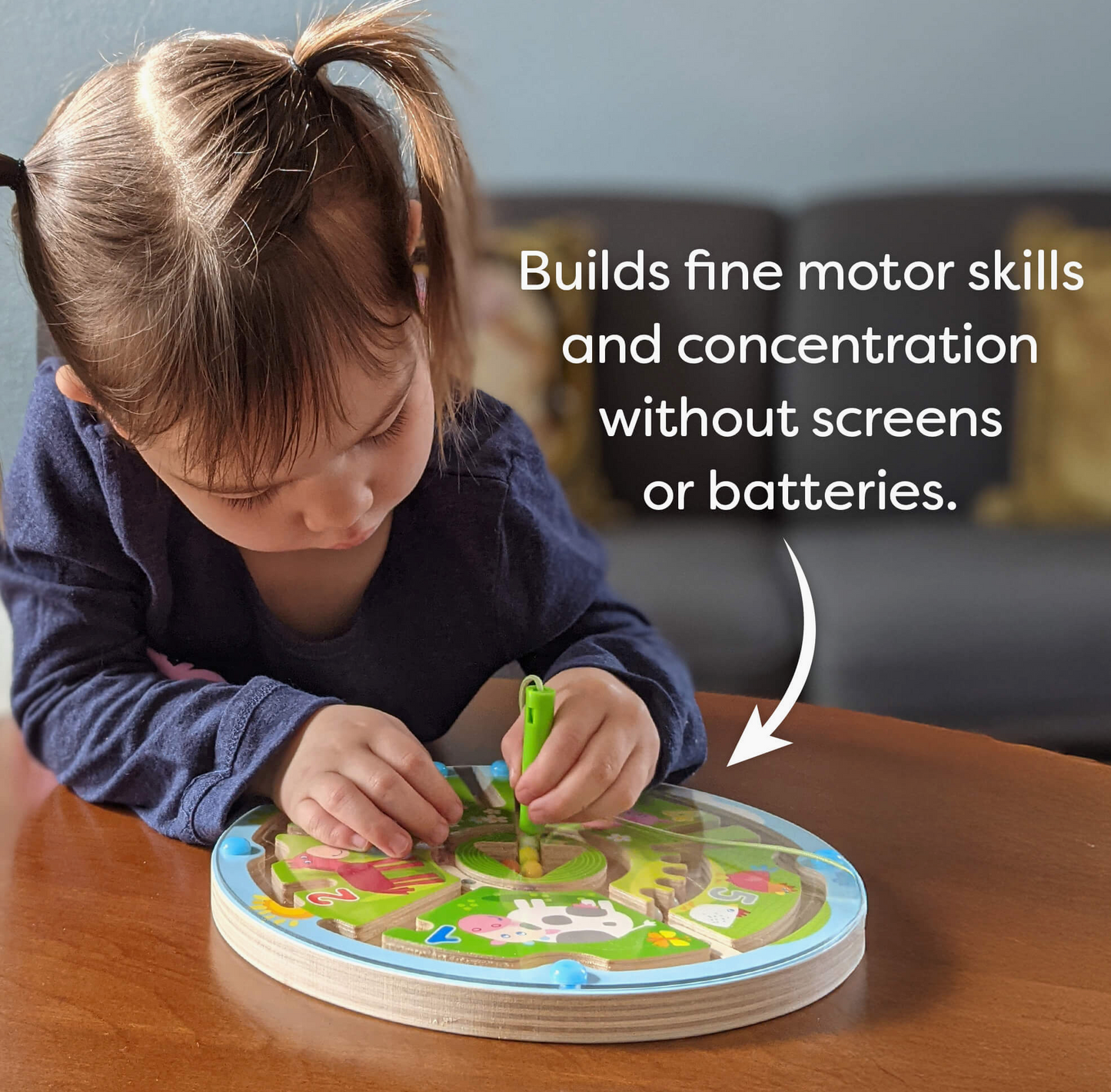 Number Maze Magnetic Game