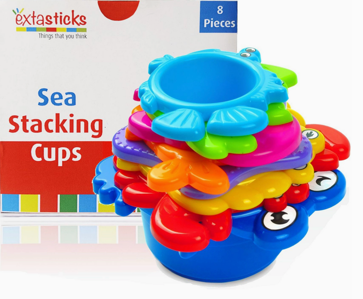 Bath Time and Beach Play Stacking Cups