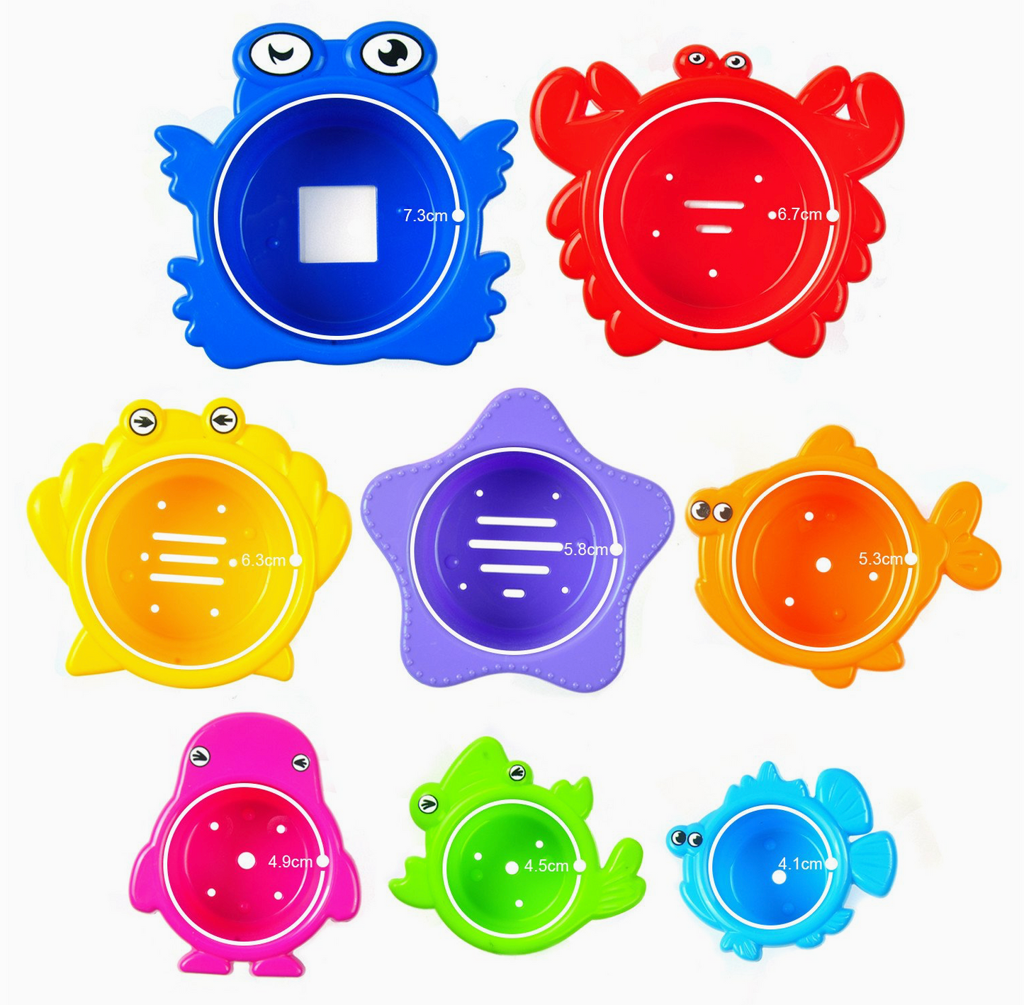 Bath Time and Beach Play Stacking Cups