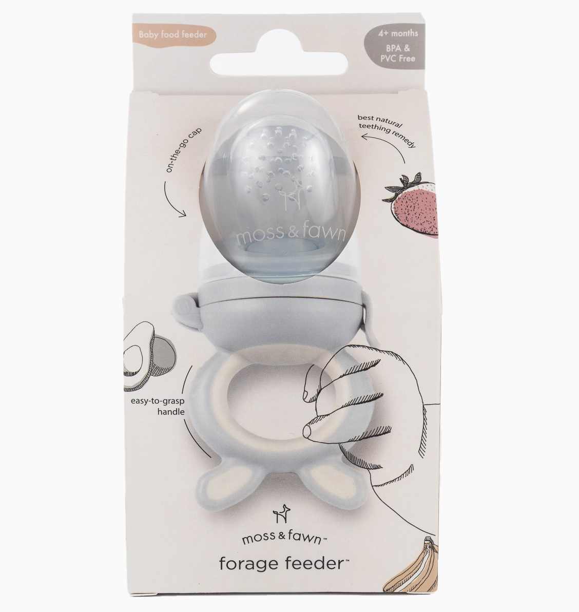 Forage Feeder - Natural Teething Relief & Safe Self-Feeding Tool