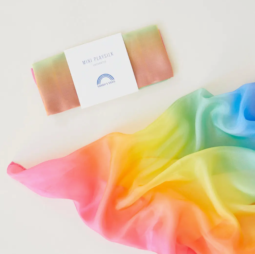Mini Enchanted Playsilks - 100% Pure Silk Play Scarf