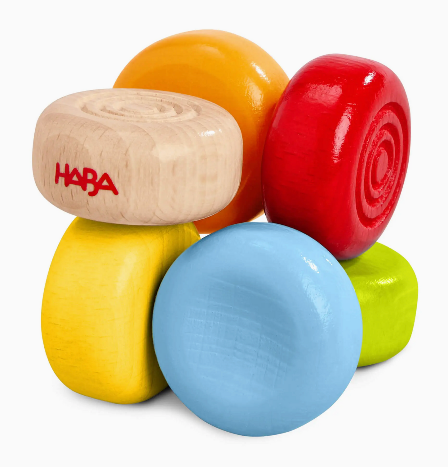 Color Drops Wooden Grasping and Teething Toy