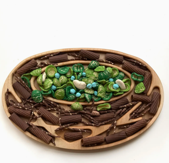Wooden Nest Sensory Play Tray
