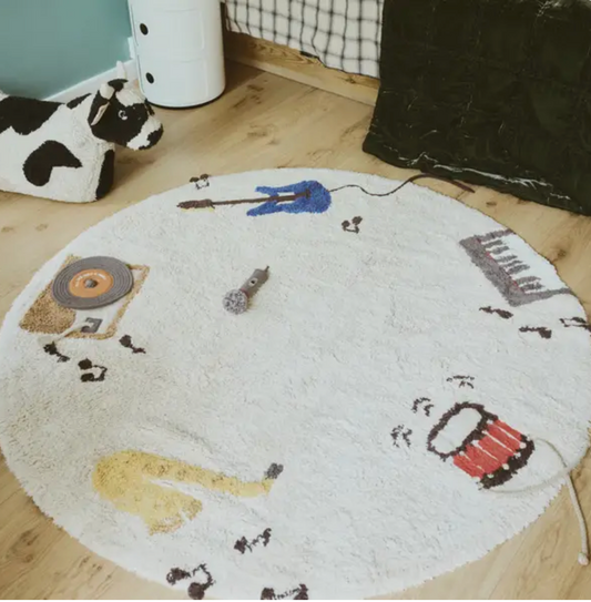 Washable Play Rug - Music