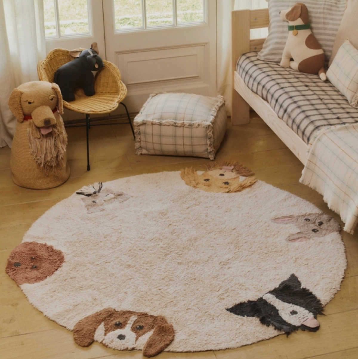 Washable Play Rug - Dogs