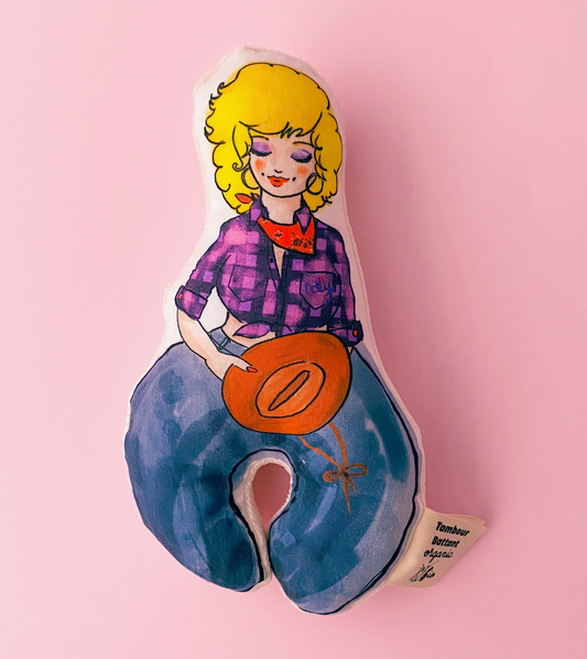Dolly - Organic Cotton Baby Rattle