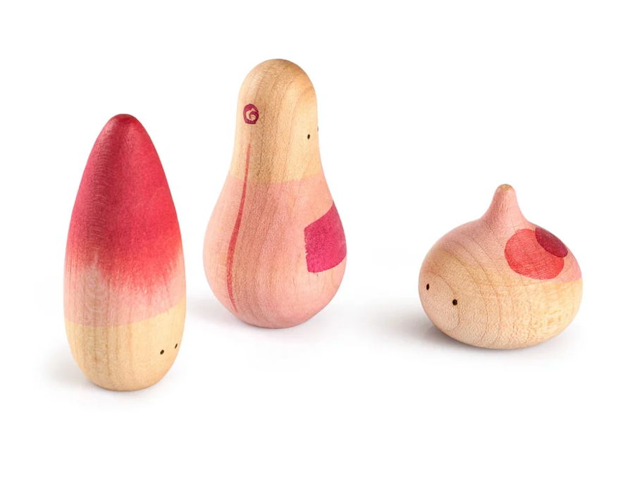 Grapat Wooden Play Set – Handcrafted Wooden Figures