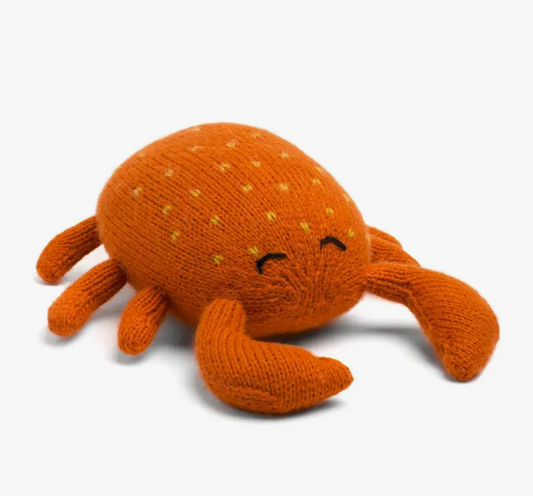 Knit Alpaca Stuffed Crab