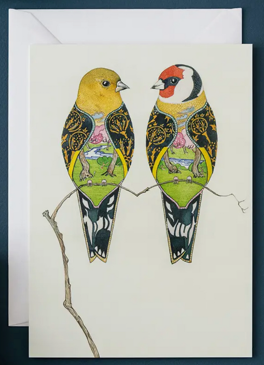 Goldfinches Card