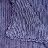 Handmade Crochet Baby Blanket - Medium Blue