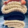 Handmade Crochet Baby Blanket - Medium Blue