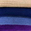 Handmade Crochet Baby Blanket - Medium Blue