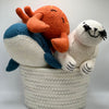 Knit Alpaca Stuffed Crab