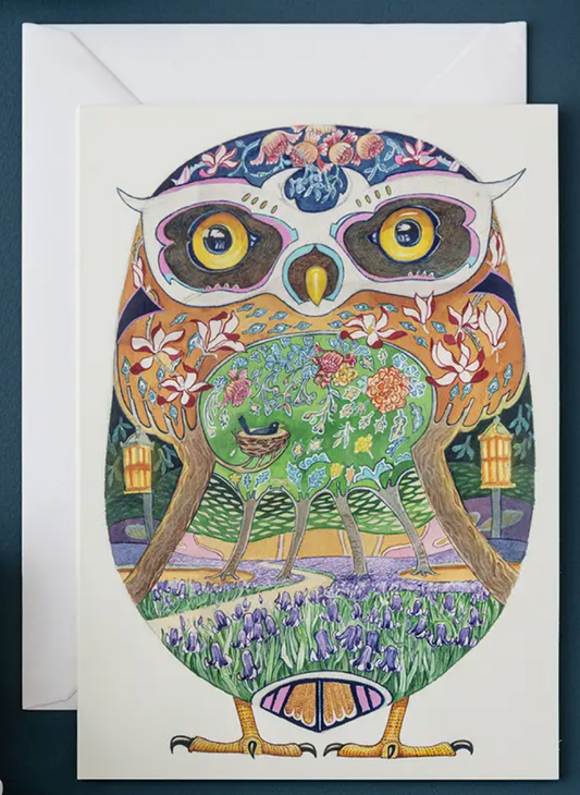 Owl in the Forest Greeting Card