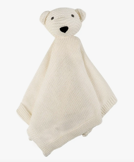 Organic Knit Polar Bear Lovey