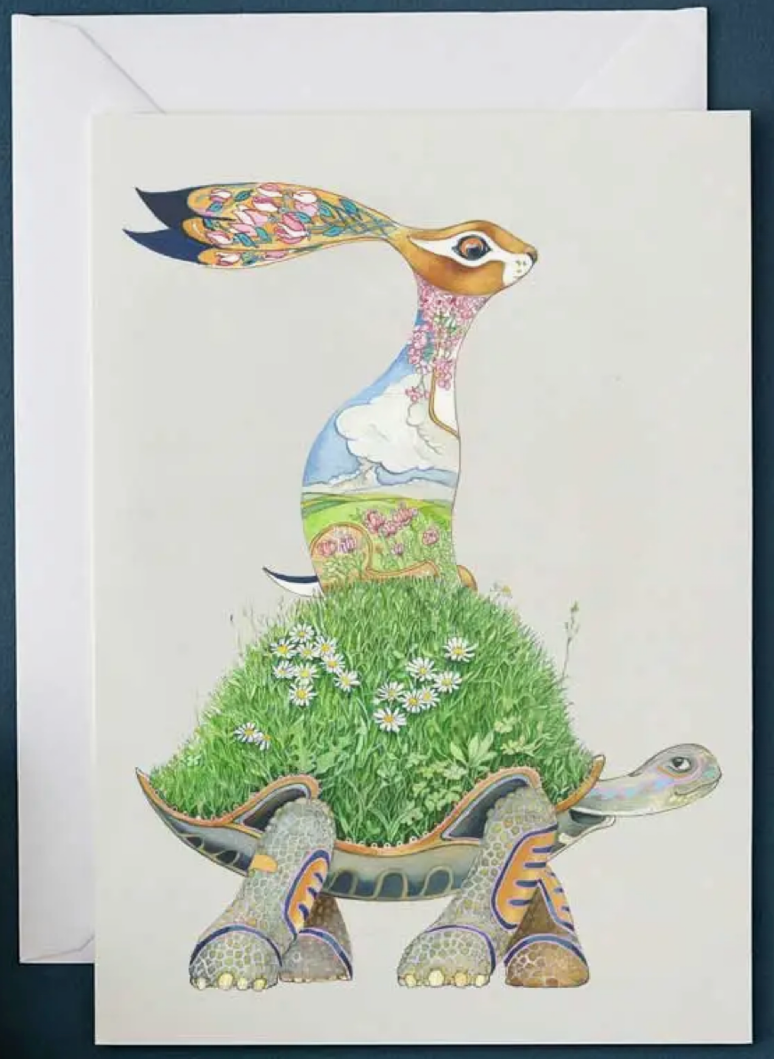 Tortoise and the Hare Greeting Card